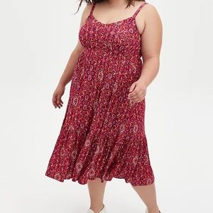 Torrid Tiered Midi Dress